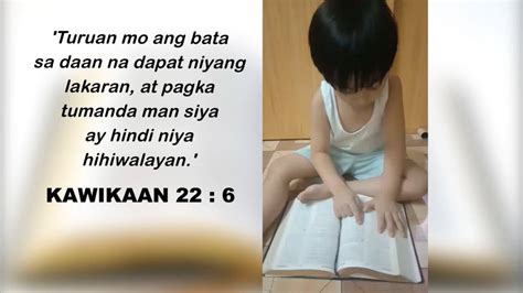 habang Bata pa kailngang maging marunong na sa gawaing .